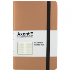 Блокнот 125*195 96л клітинка Partner Soft золотий