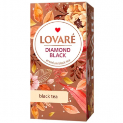 Чай чорний 24 пак. Lovare DIAMOND BLACK