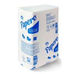 Рушник паперовий PAPERO, Z-Z, 2-шаровий, білий, 200 лист/пак
