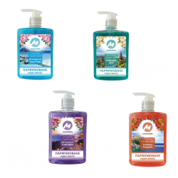 Мило рідке Чистолайн софт асорті 500мл